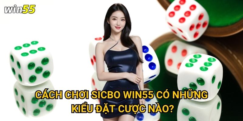 Cách chơi sicbo Win55 có những kiểu đặt cược nào?